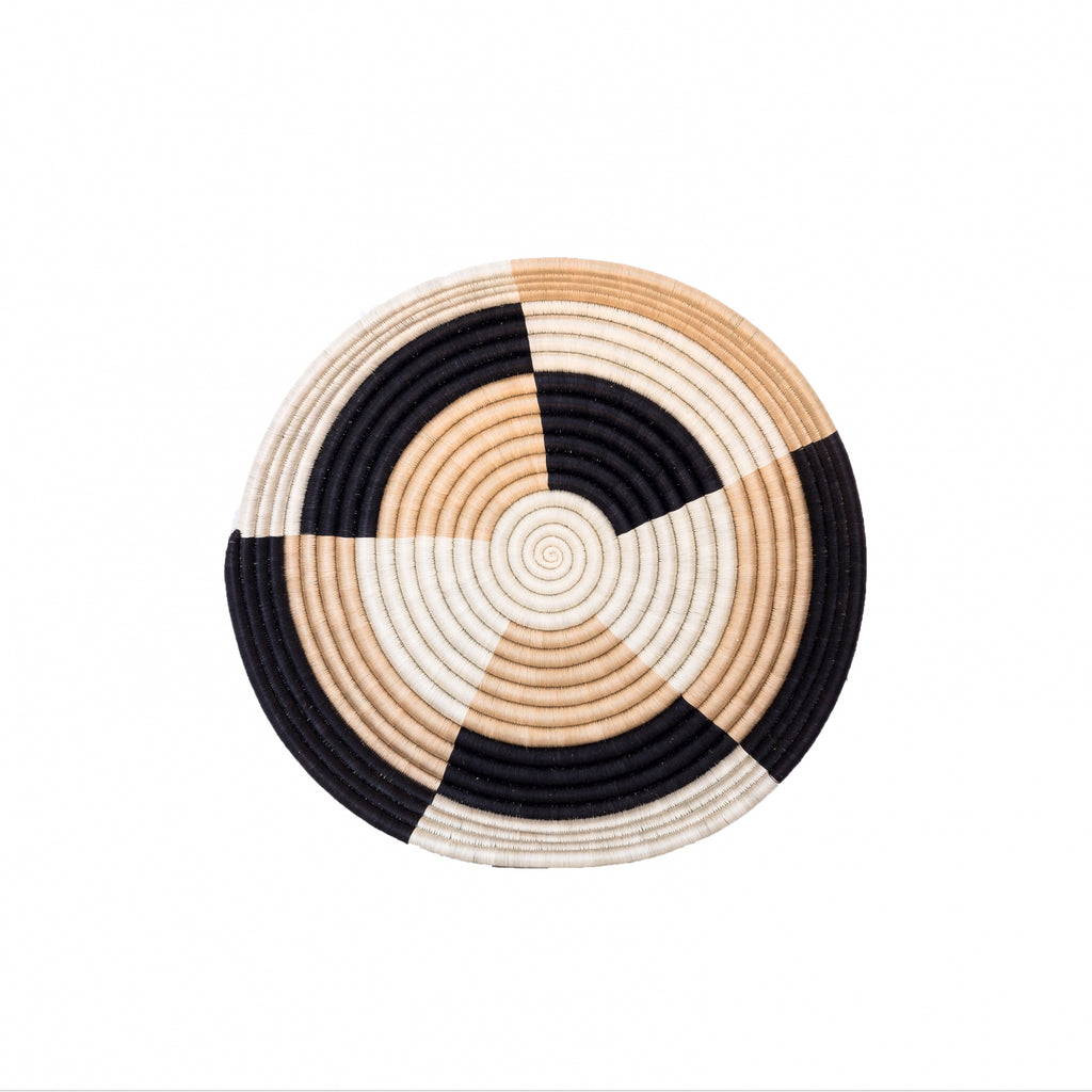 Woven Sisal Bowls in Black or Blush