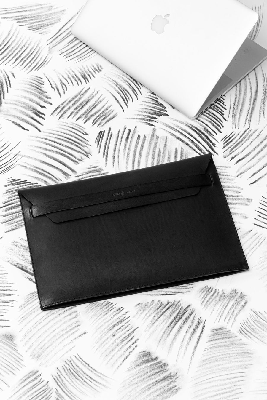 Classic Leather Laptop Sleeve – Eco-Friendly, Custom Sizes Available by Stella Soomlais at brixbailey.com