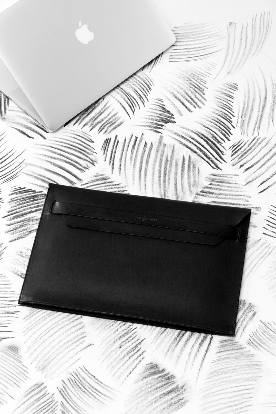 Sophisticated Leather Laptop Sleeve – Customizable & Eco-Friendly by Stella Soomlais at brixbailey.com