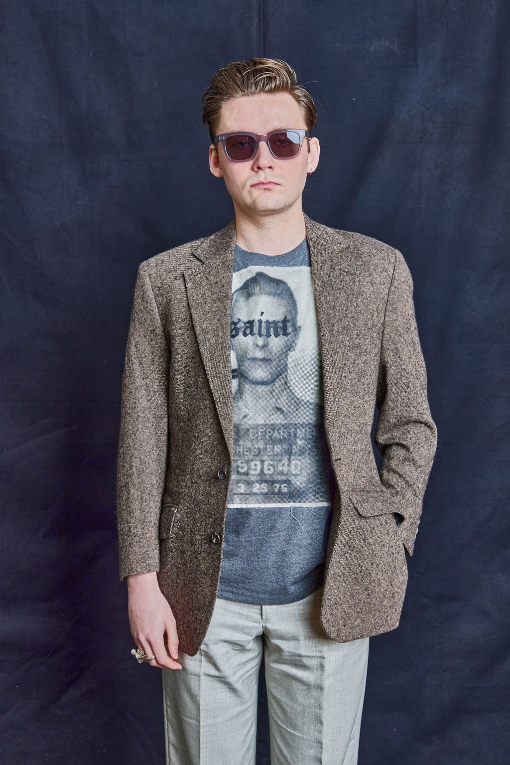 Savile Row Herringbone Blazer