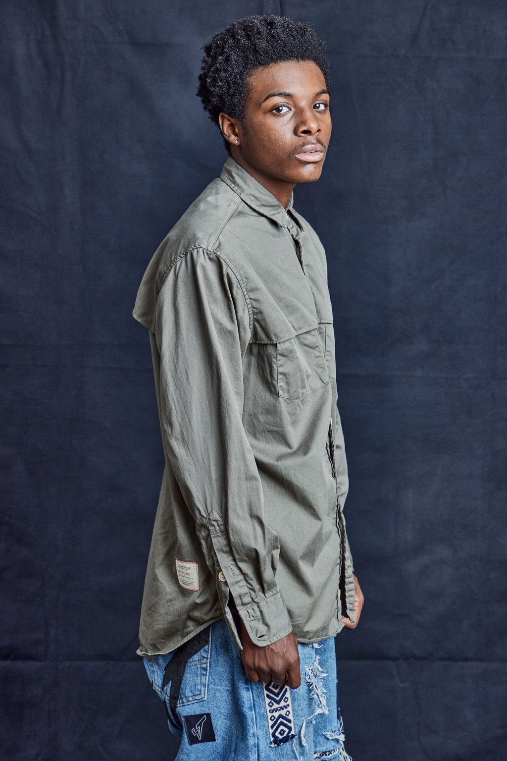 Khaki Tailored Shirt