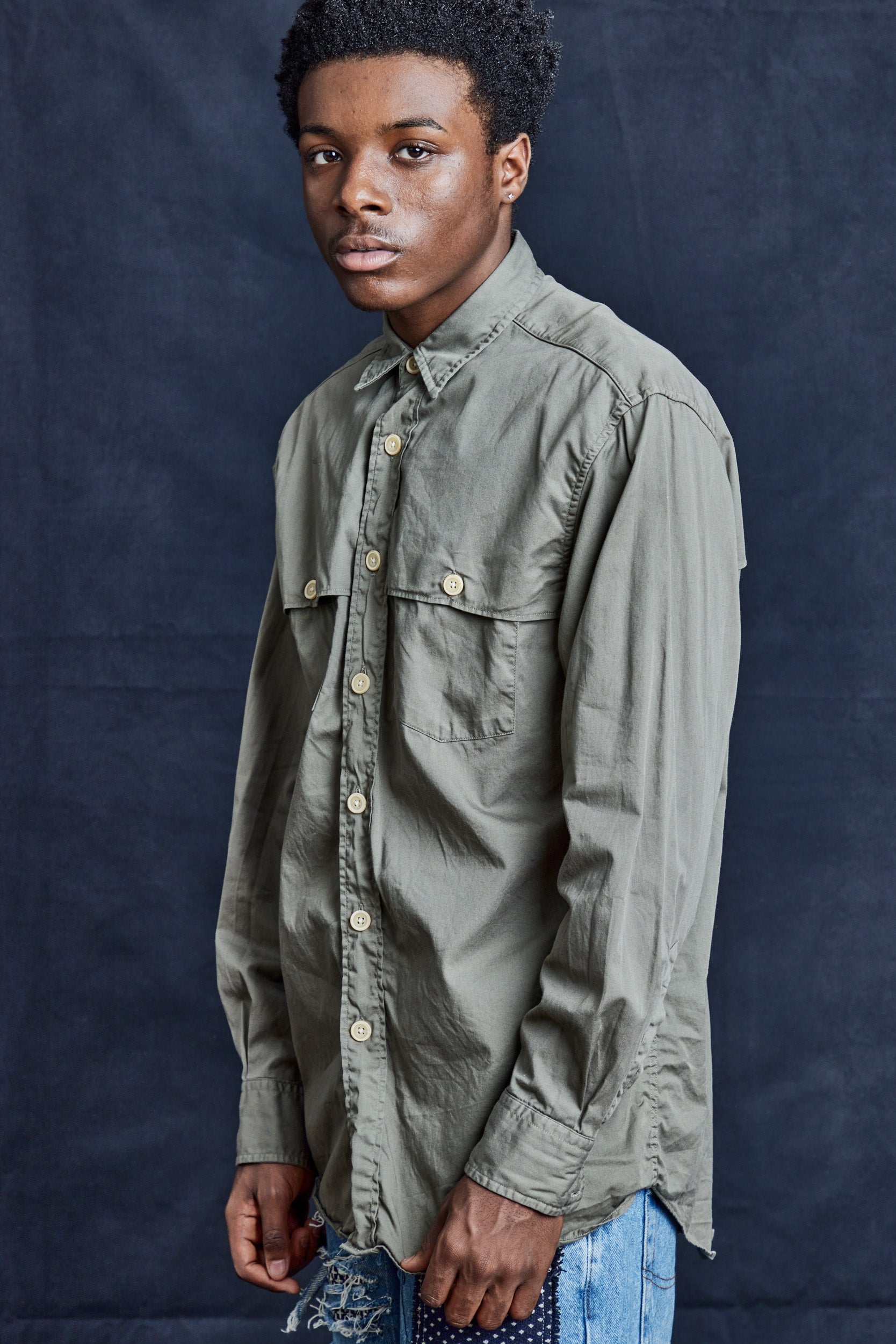 Khaki Tailored Shirt