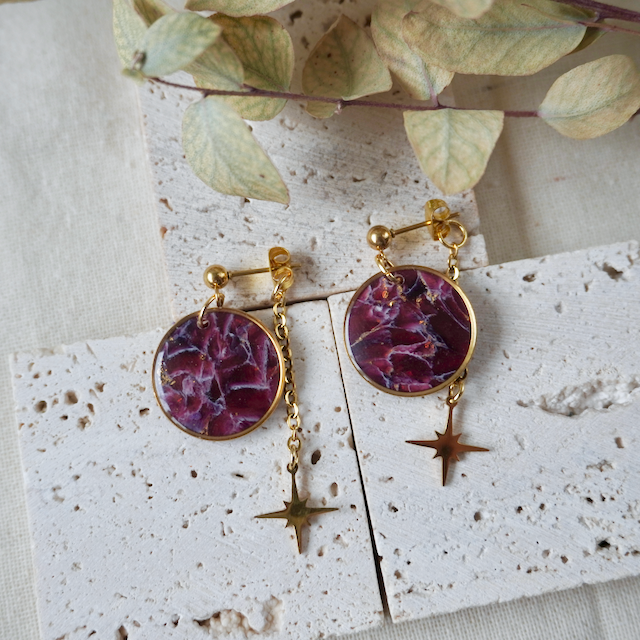 Celestia Stud Disc Star Charm