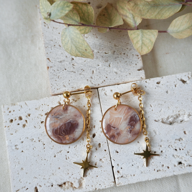 Celestia Stud Disc Star Charm