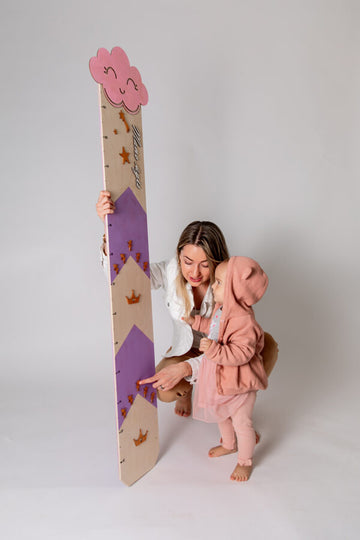 Personal Growth Chart – Cherished Children's Height Tracker by Kai aš mažas buvau at www.brixbailey.com