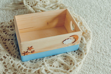 Handmade Wooden Storage Box with Heart Cut-Outs – Versatile & Chic by Kai aš mažas buvau at www.brixbailey.com