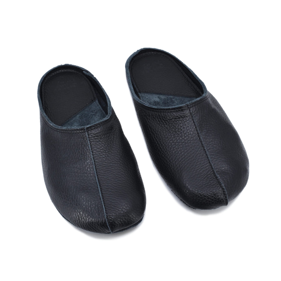 Eco-Friendly Sulbi Leather Slippers – Handmade & Sustainable by Omaking at brixbailey.com