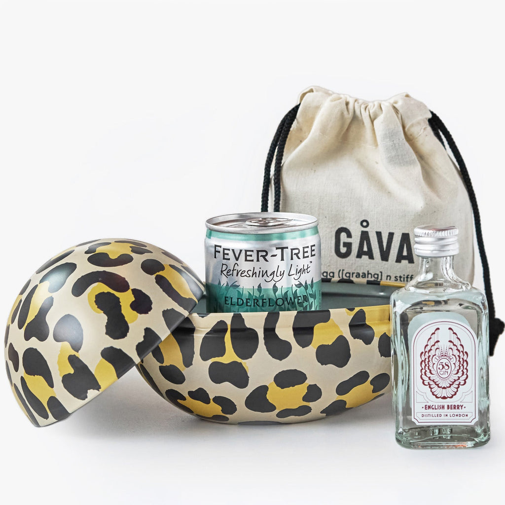 Jaguar Reusable Easter Egg Tin with Swedish Sweets