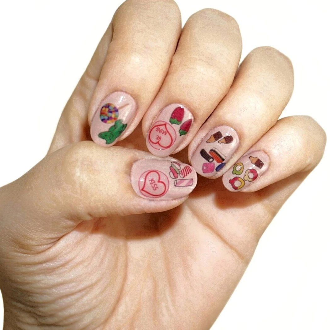 Sweets and Candy Nail Tattoos