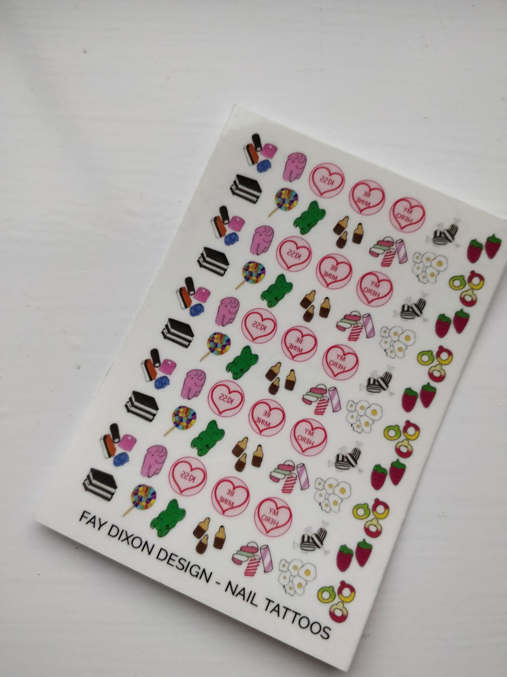 Sweets and Candy Nail Tattoos