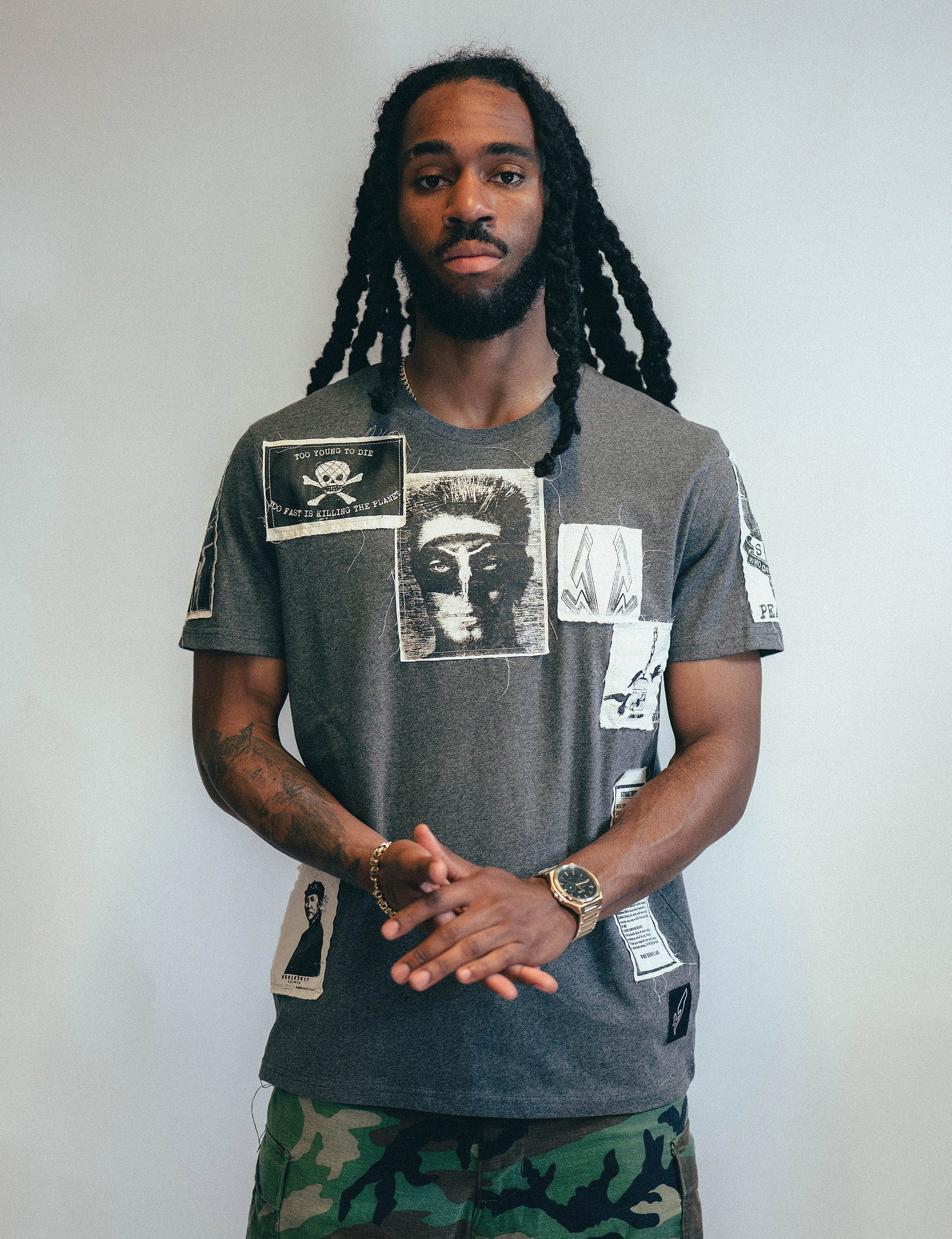 ST Multipatch T-Shirt in Grey