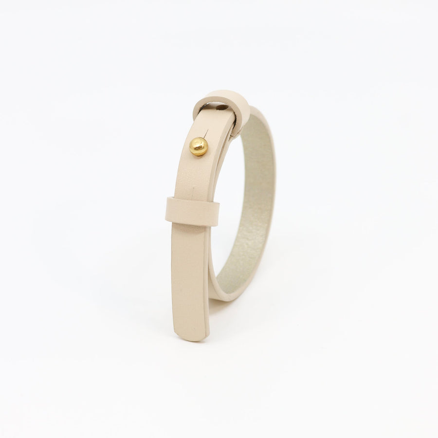 Elegant Leather Bracelet - Classic Style & Durable Design by Tairi Roosve at www.brixbailey.com