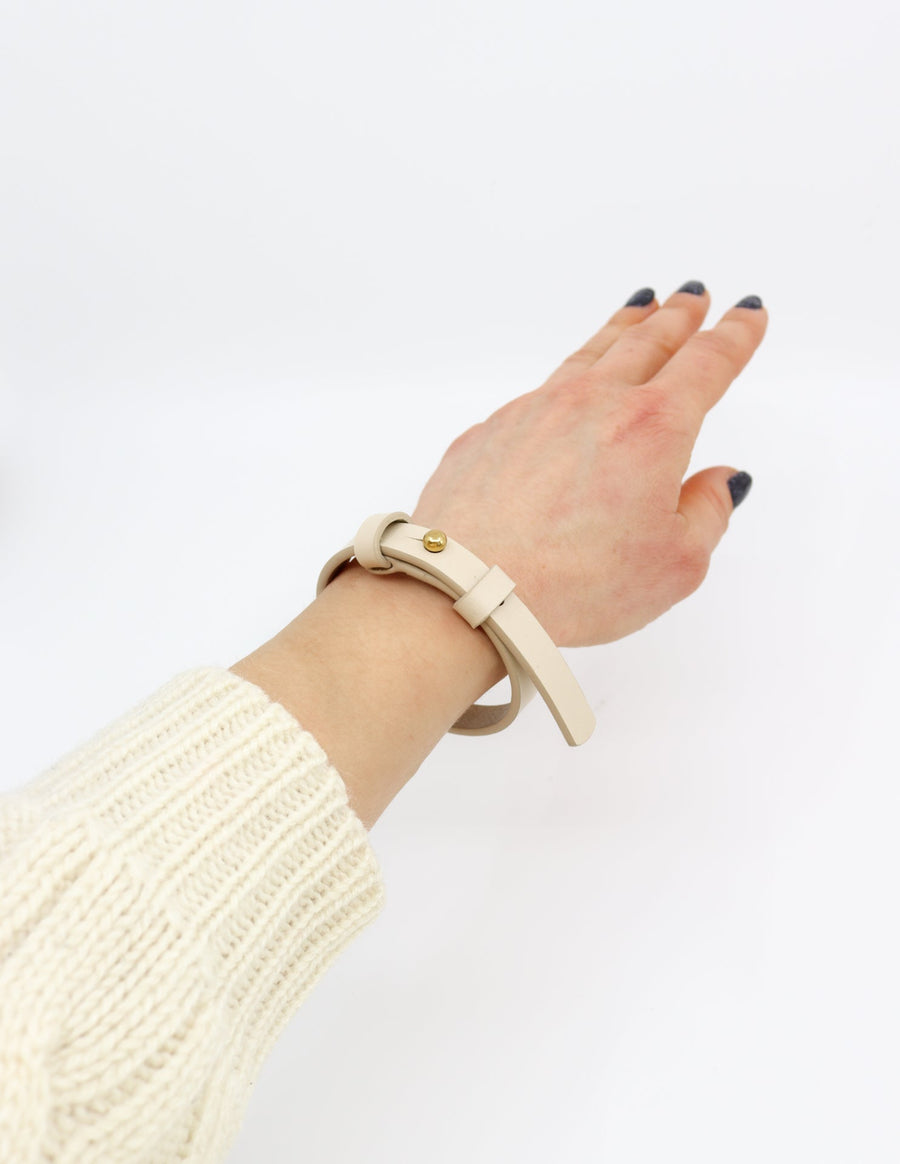 Elegant Leather Bracelet – Timeless Style & Durability by Tairi Roosve at www.brixbailey.com