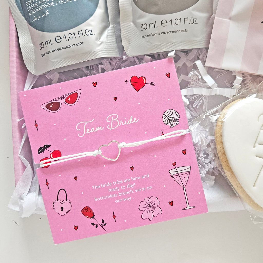 Team Bride Mini Gift Box Spa and Treats Set