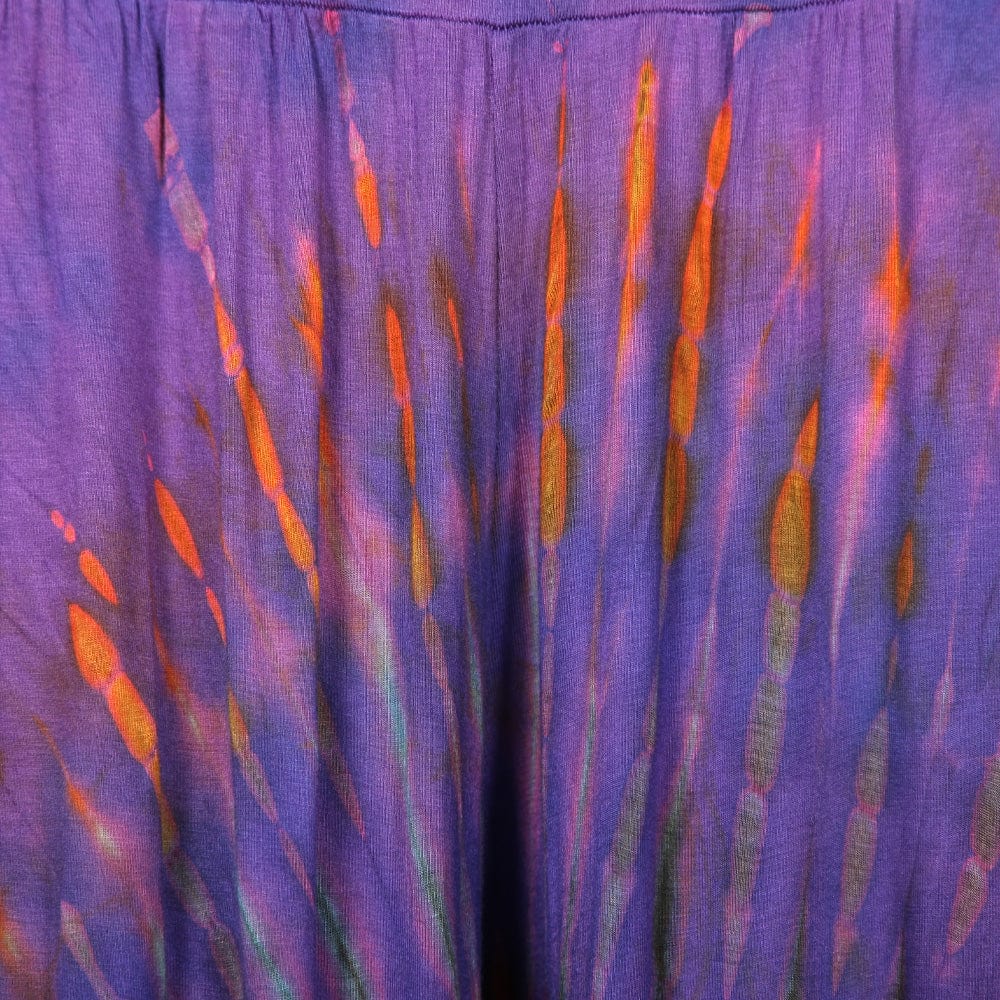 Tie Dye Jersey Harem Pants with Pockets