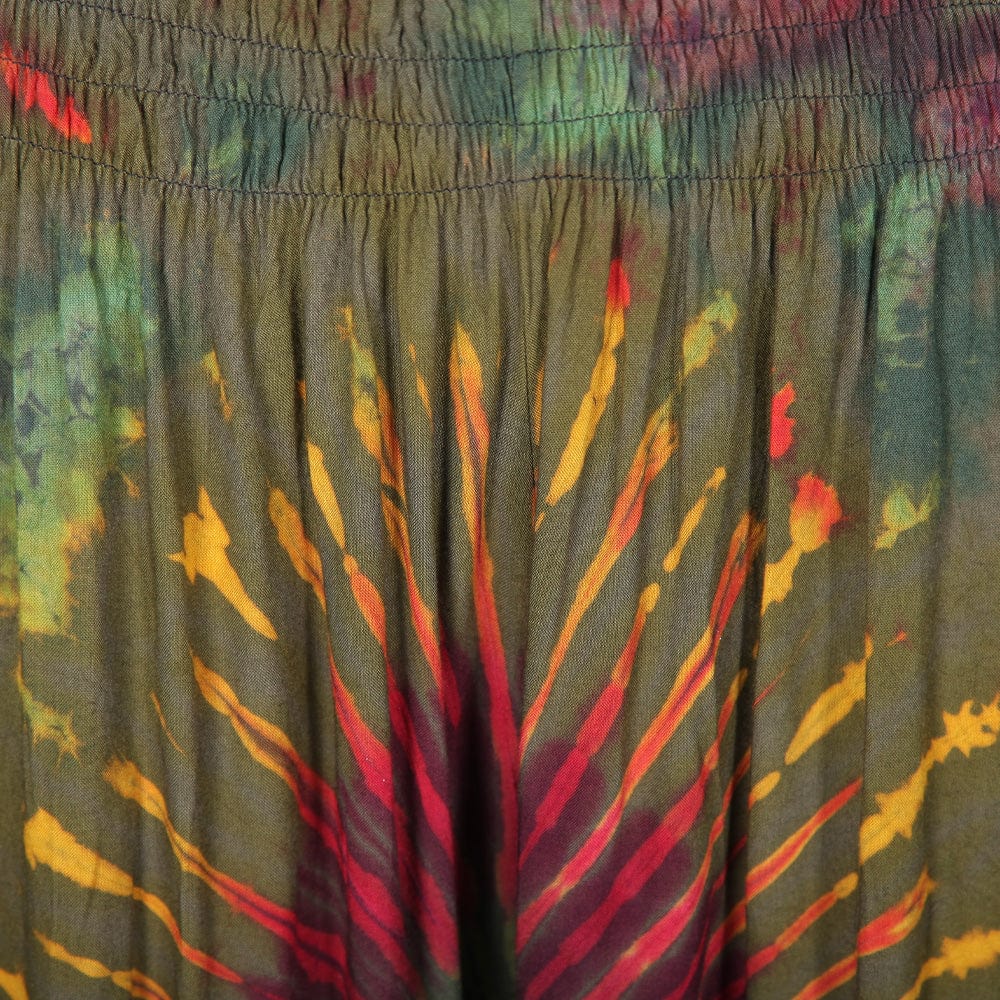 Tie Dye Harem Cargo Pants