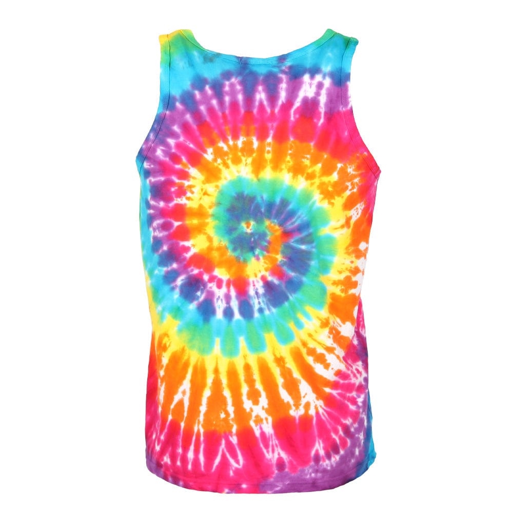 Men's Tie Dye Vest in Vibrant Multi Colour