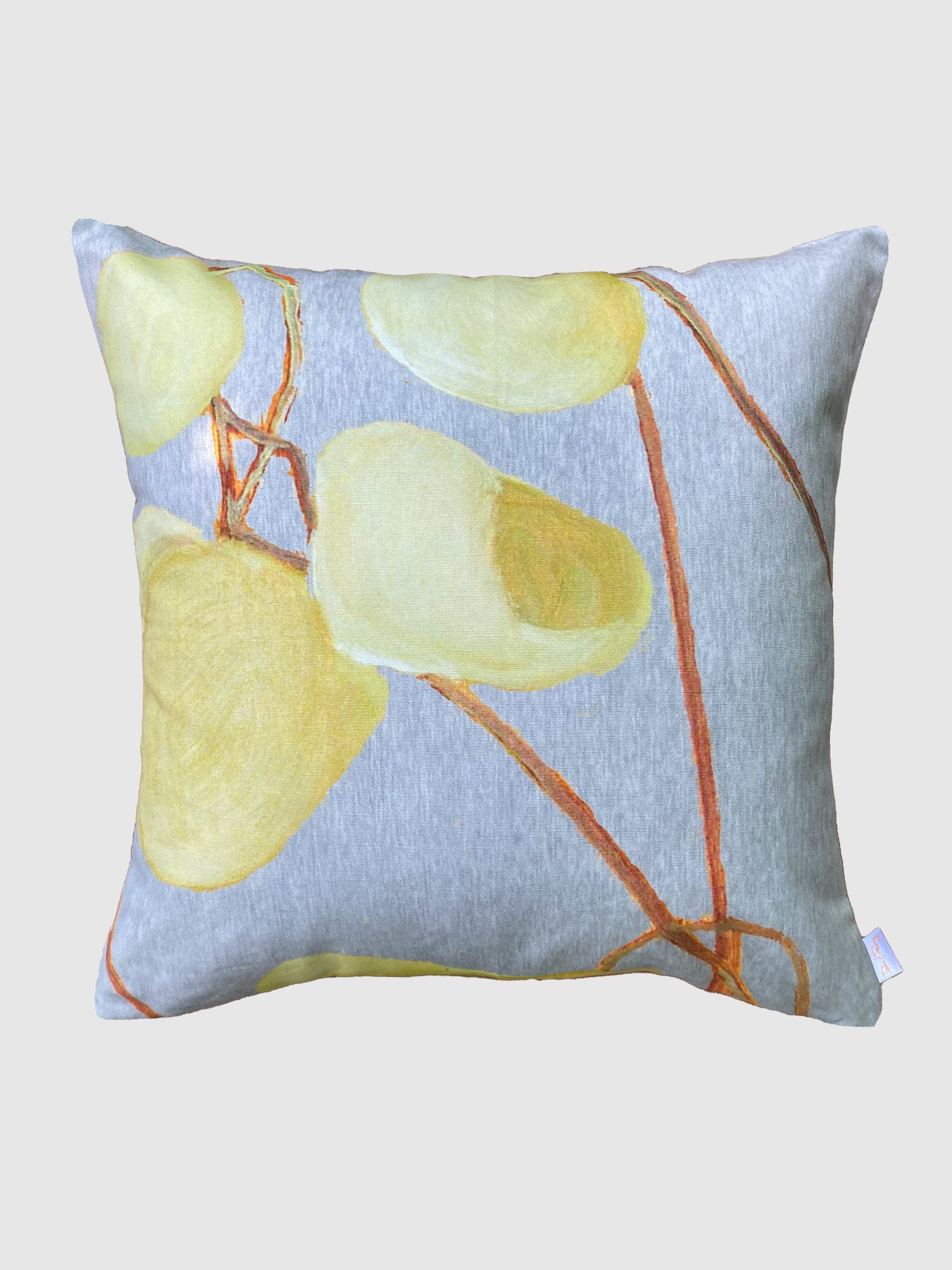 Cotton Canvas Throw Pillow in Milkweed