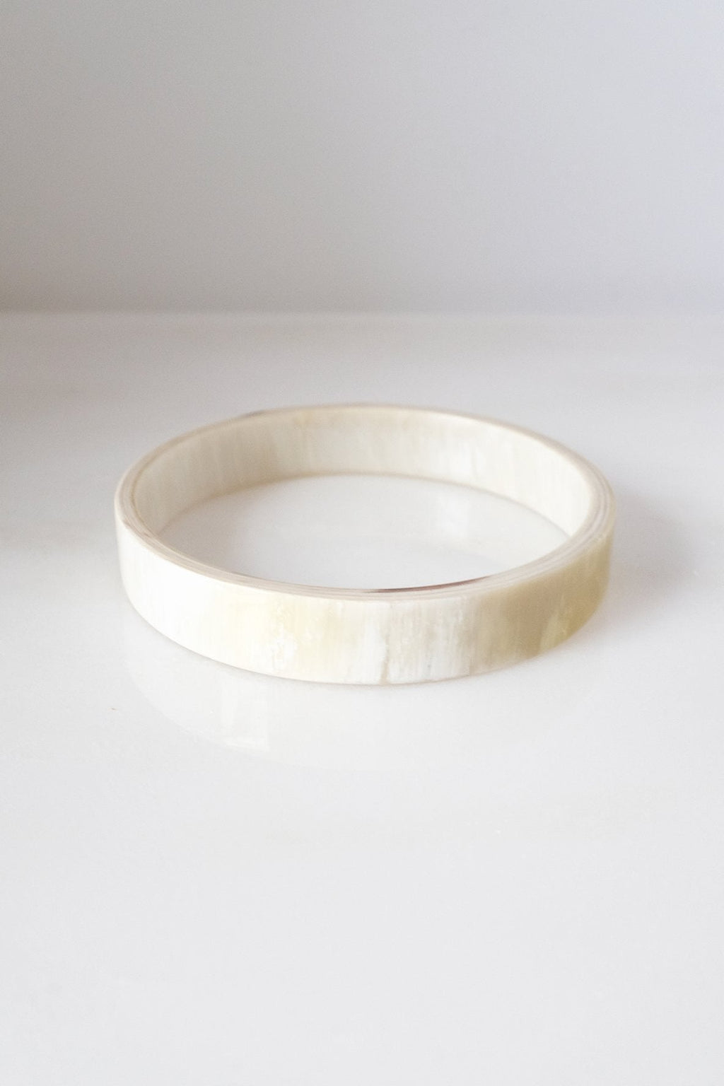 Minimalist Buffalo Horn Bangle Bracelet