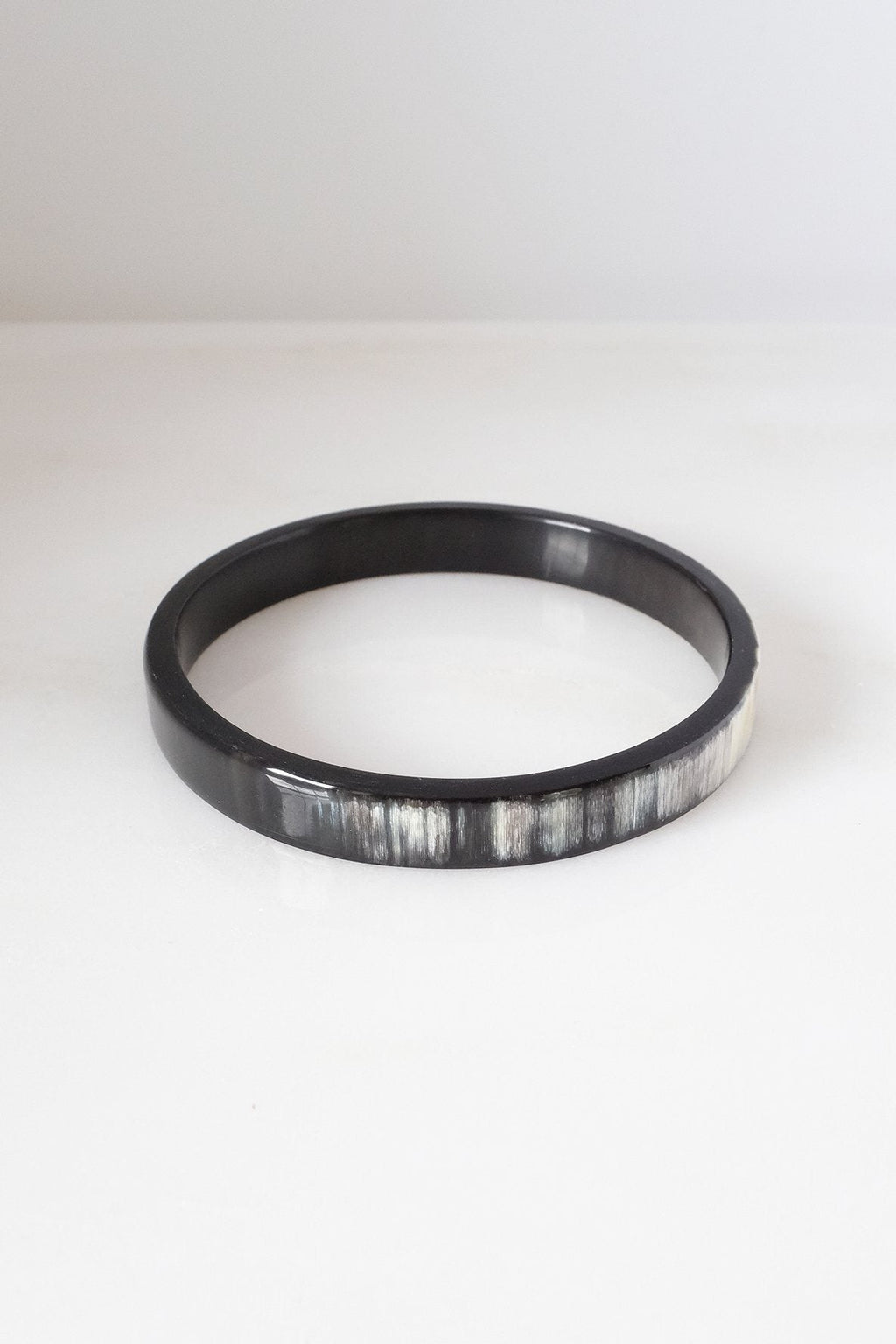 Minimalist Buffalo Horn Bangle Bracelet