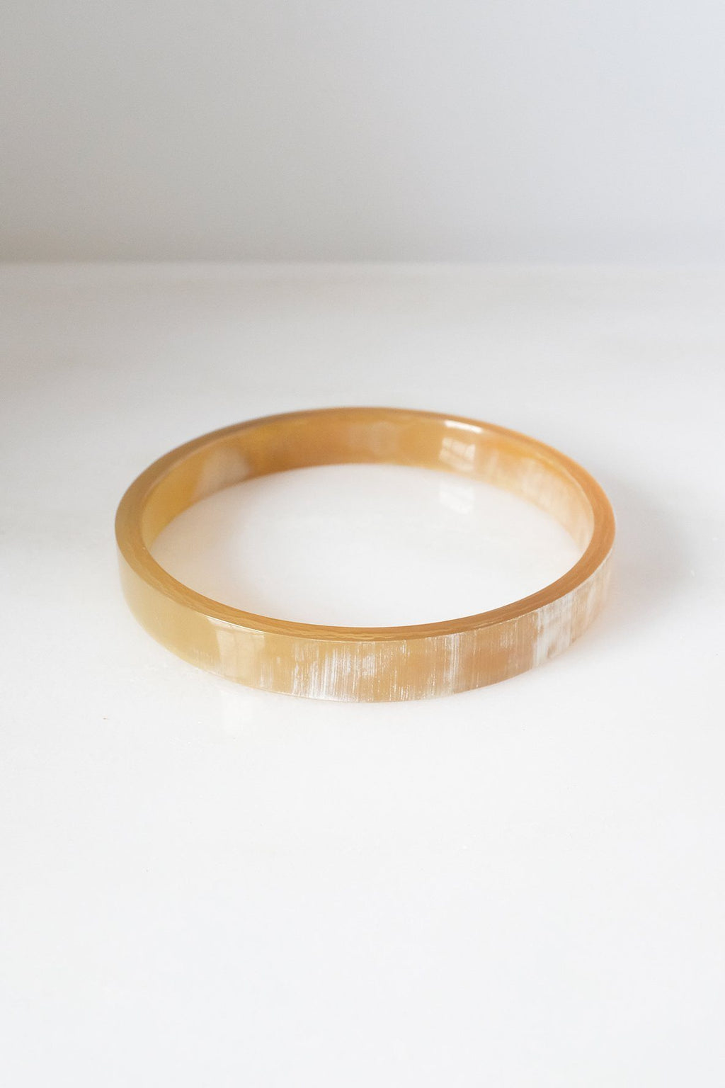 Minimalist Buffalo Horn Bangle Bracelet