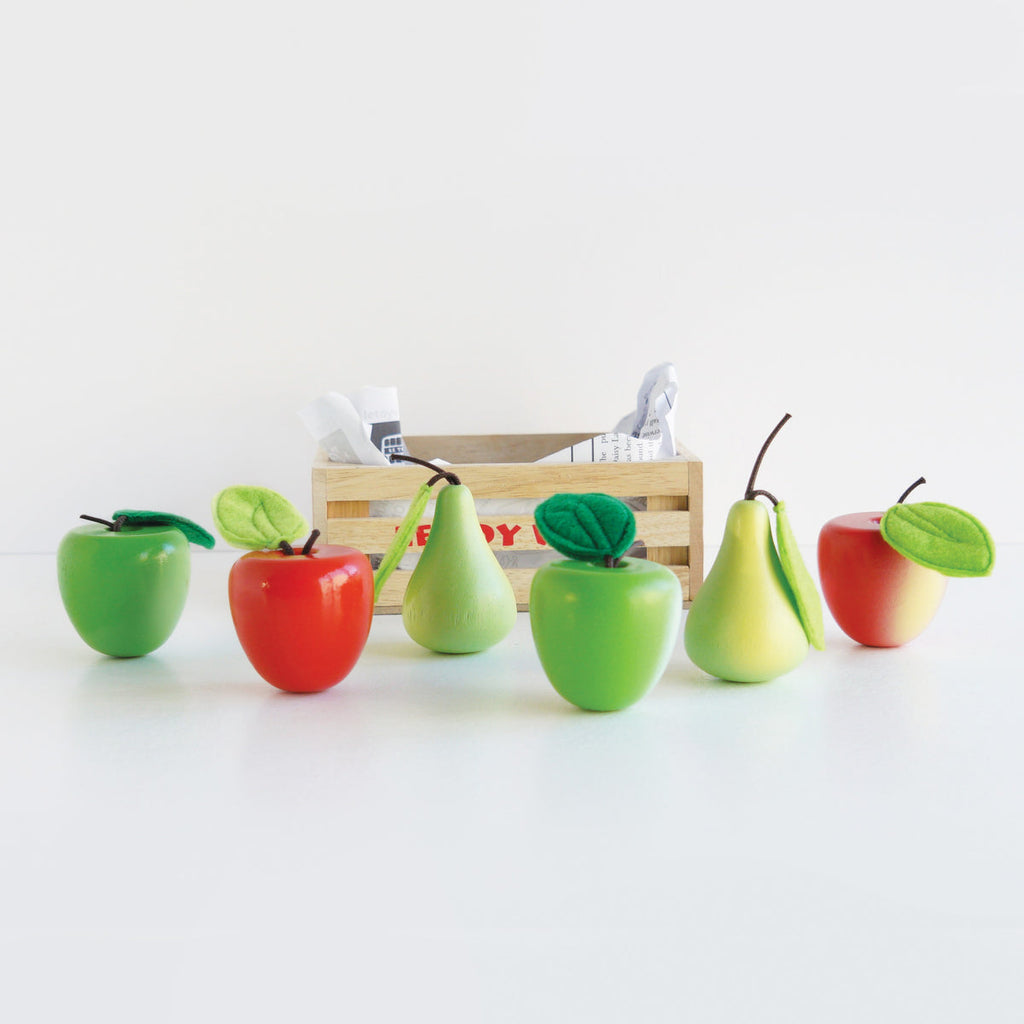 Orchard Fruits Wooden Market Crate