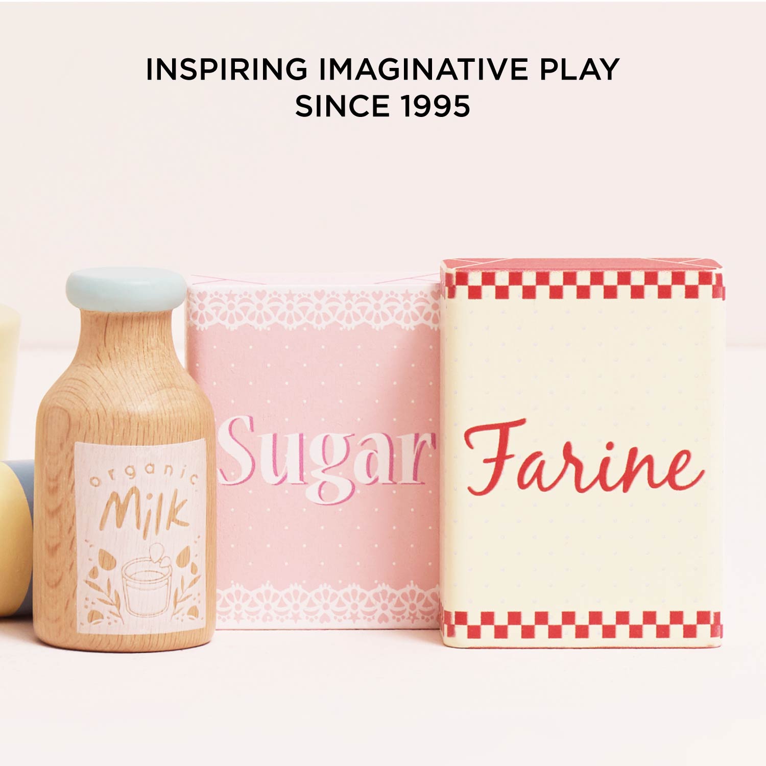 Wooden Baker's Mixer Set with Play Ingredients