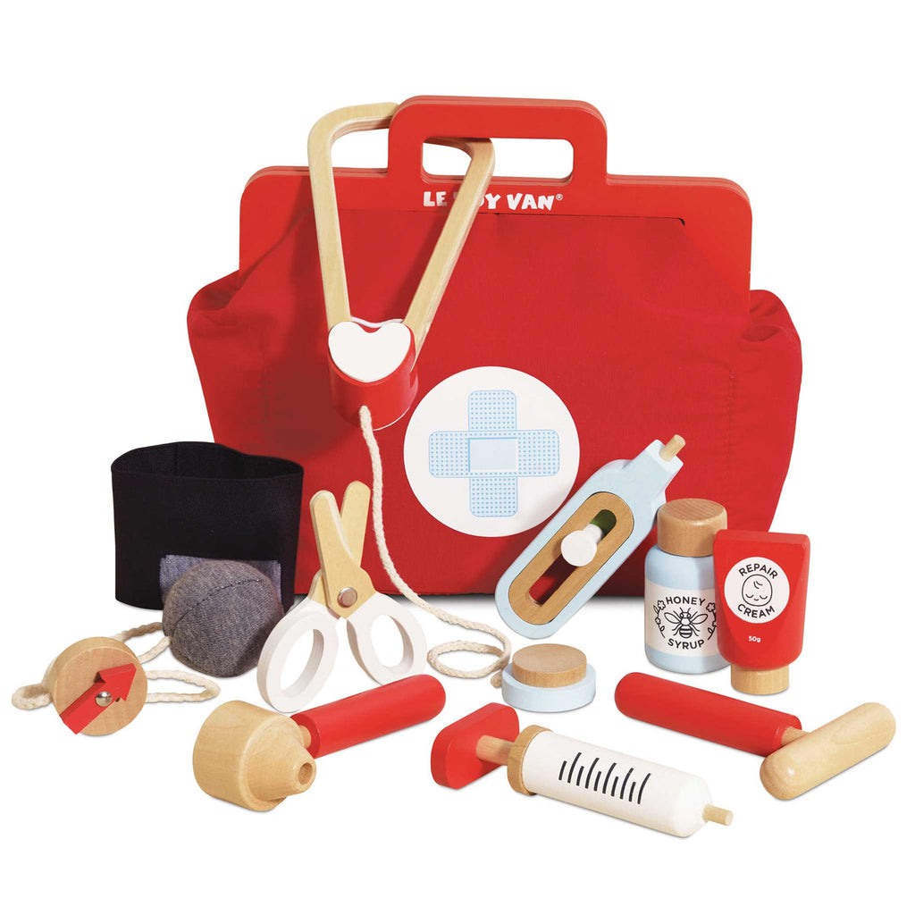 Vintage Doctor Roleplay Wooden Kit