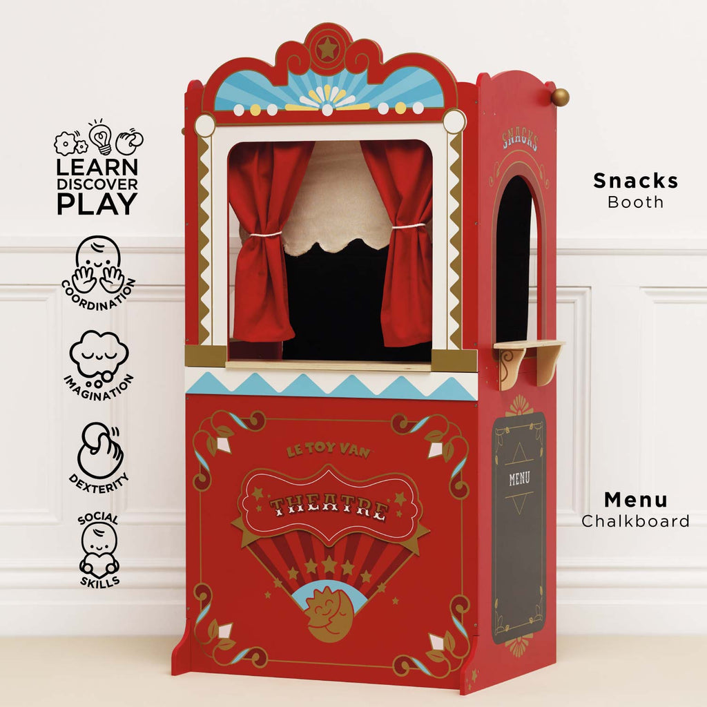 Retro Wooden Puppet Theatre
