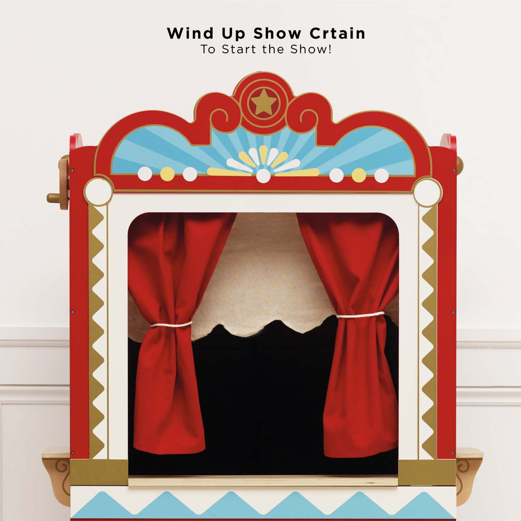 Retro Wooden Puppet Theatre