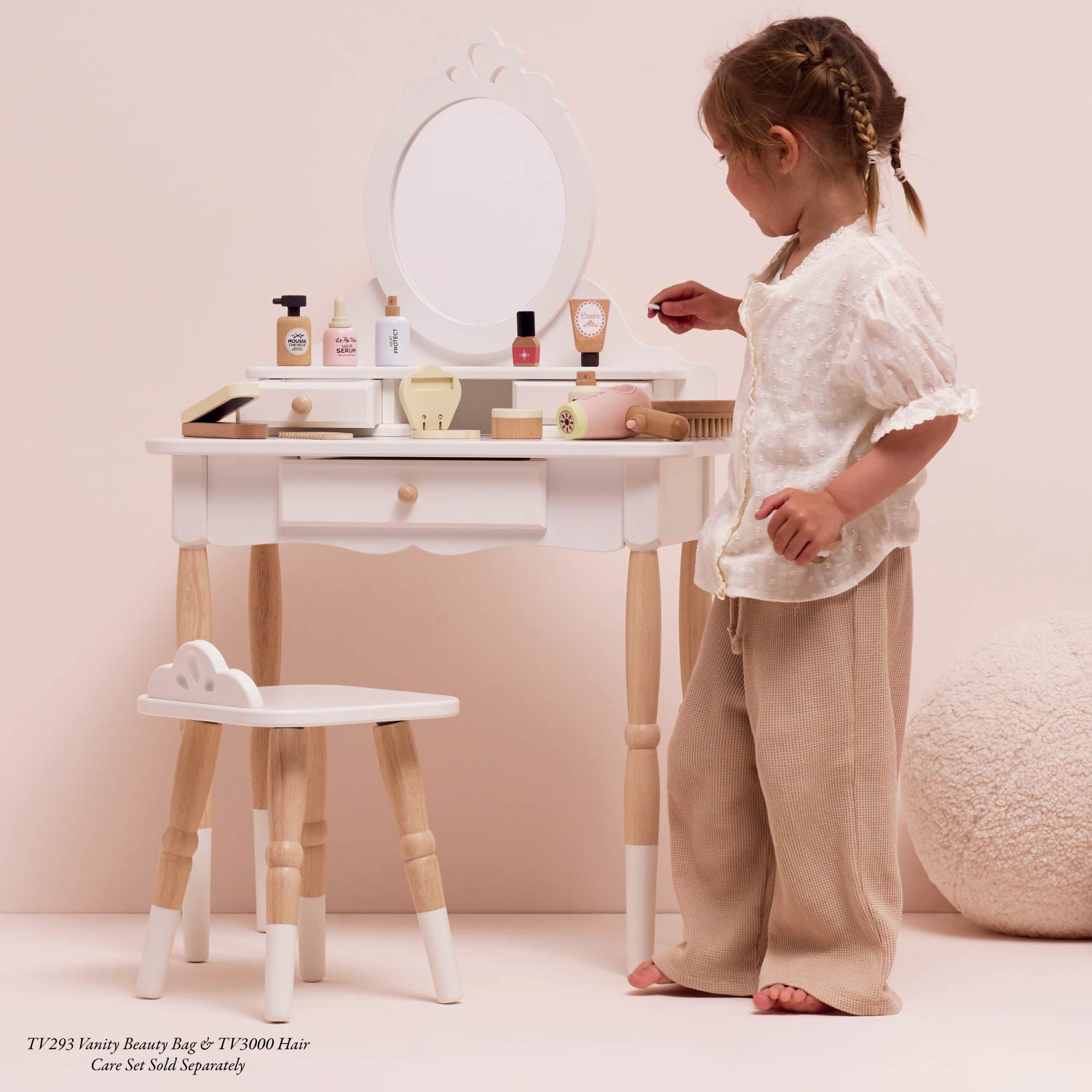 Dressing-up Vanity Table & Stool