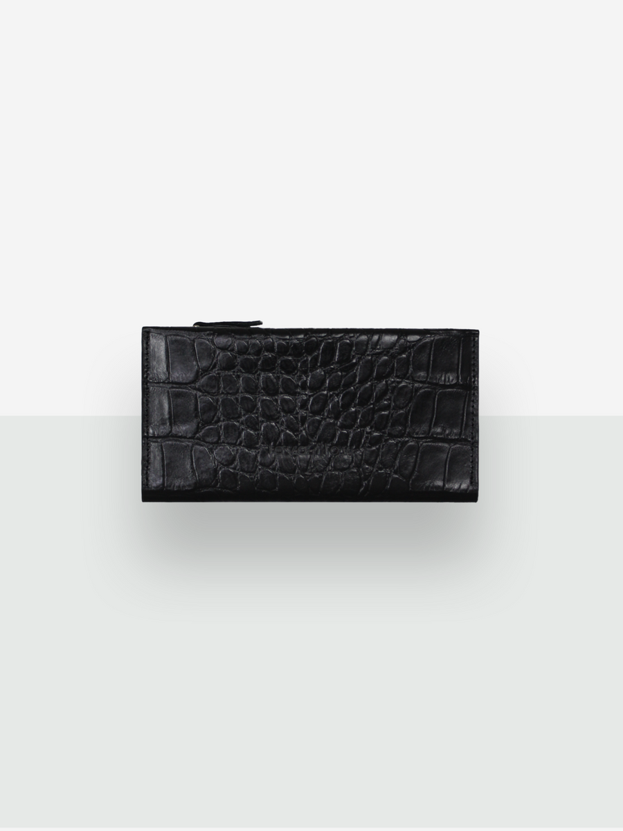 Handcrafted Lava Flow Leather Wallet – Stylish & Functional by Lava flow at brixbailey.com