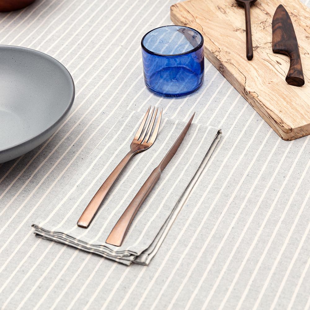 Tablecloth and Napkins Bundle 100 x 60 inches with Set of 4 Cloth Napkins