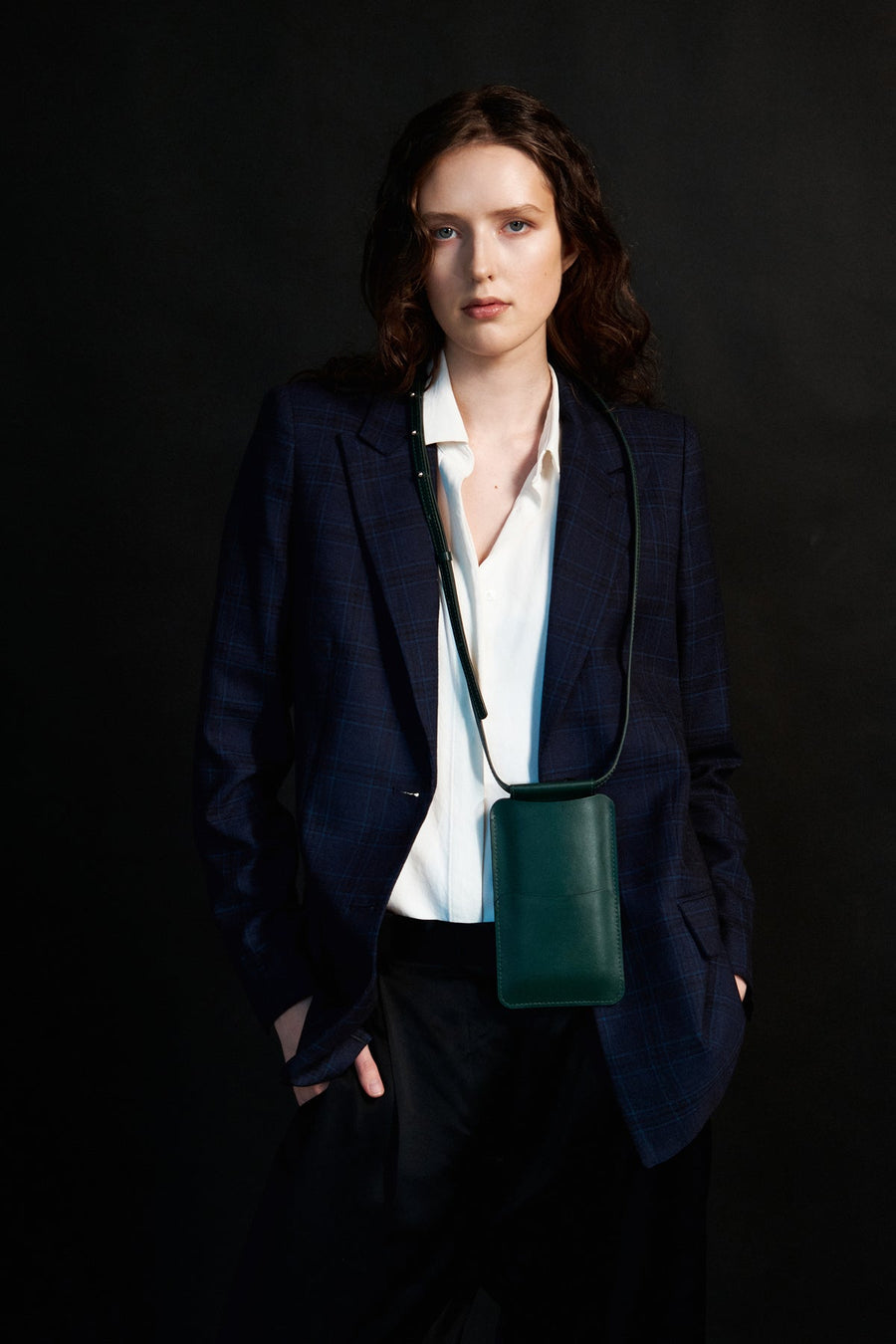 Elegant Leather Crossbody Phone Bag – Stylish & Functional by Tairi Roosve at www.brixbailey.com