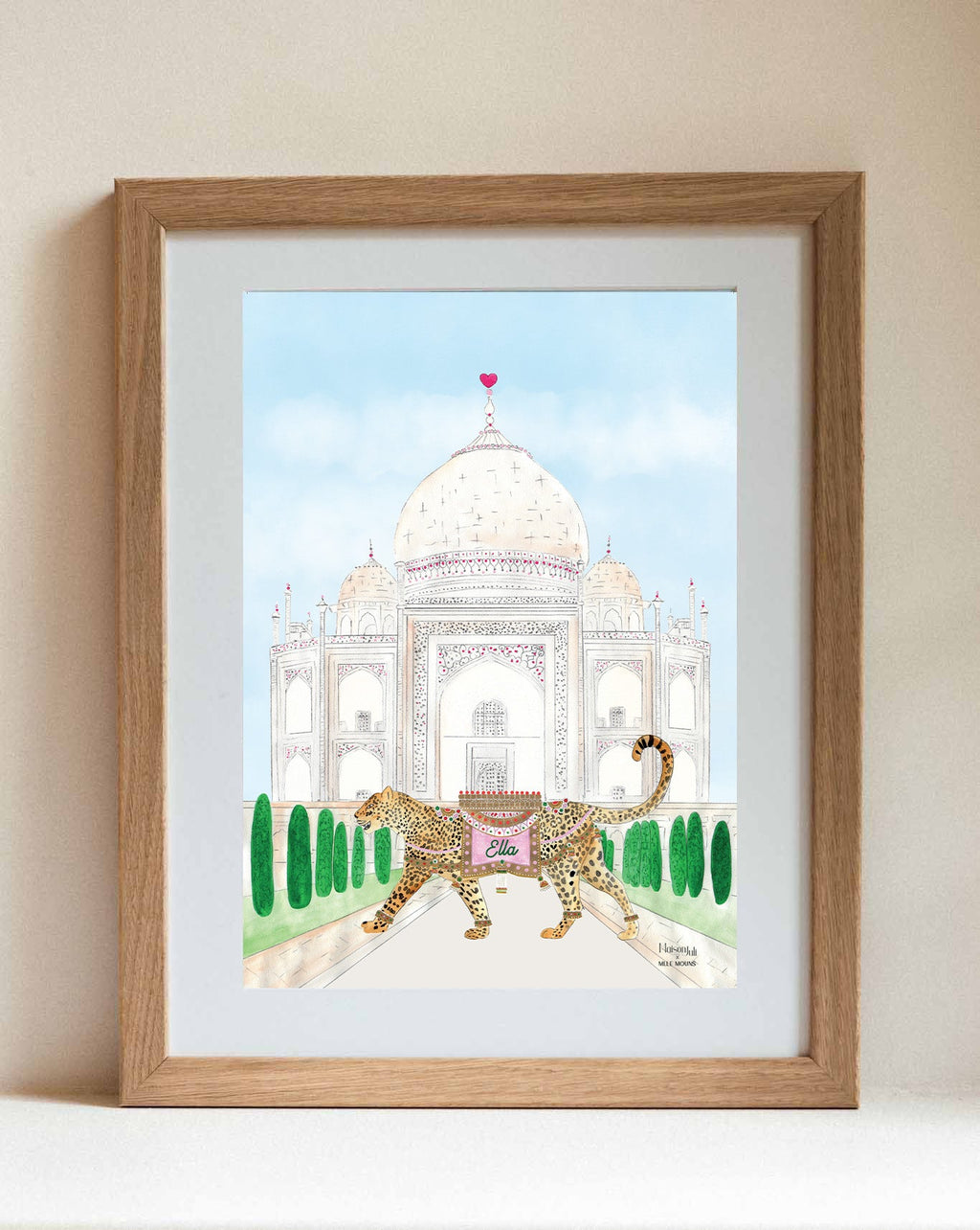 The leopard of the Taj Mahal for Girls