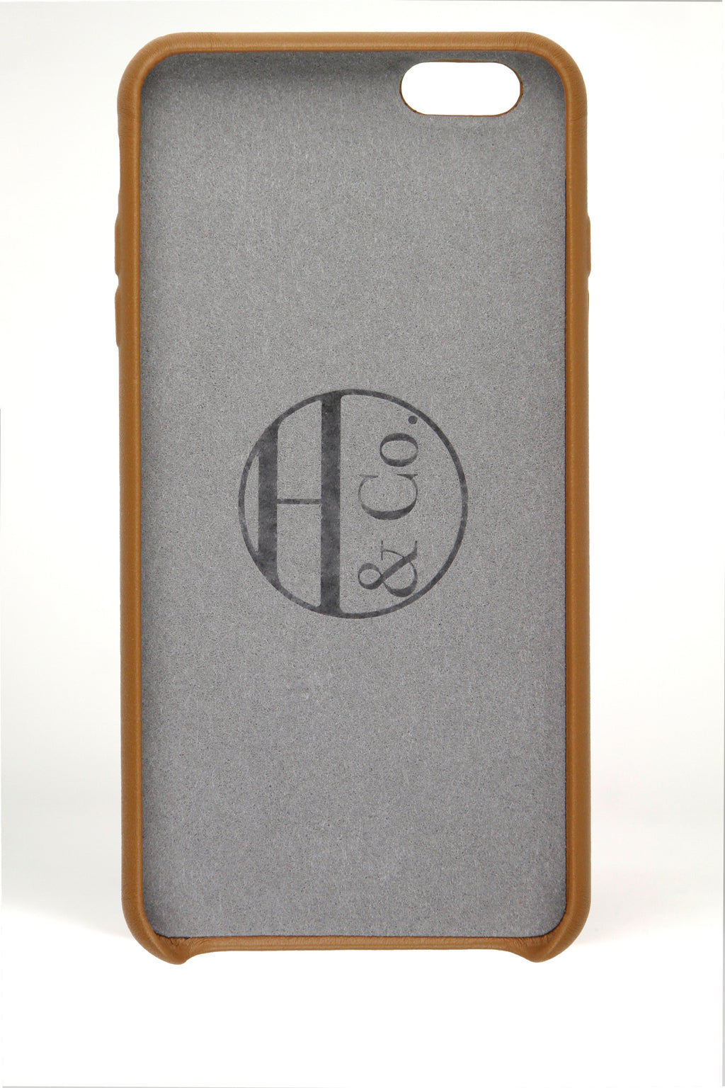 Tan Leather iPhone 6 Plus Case