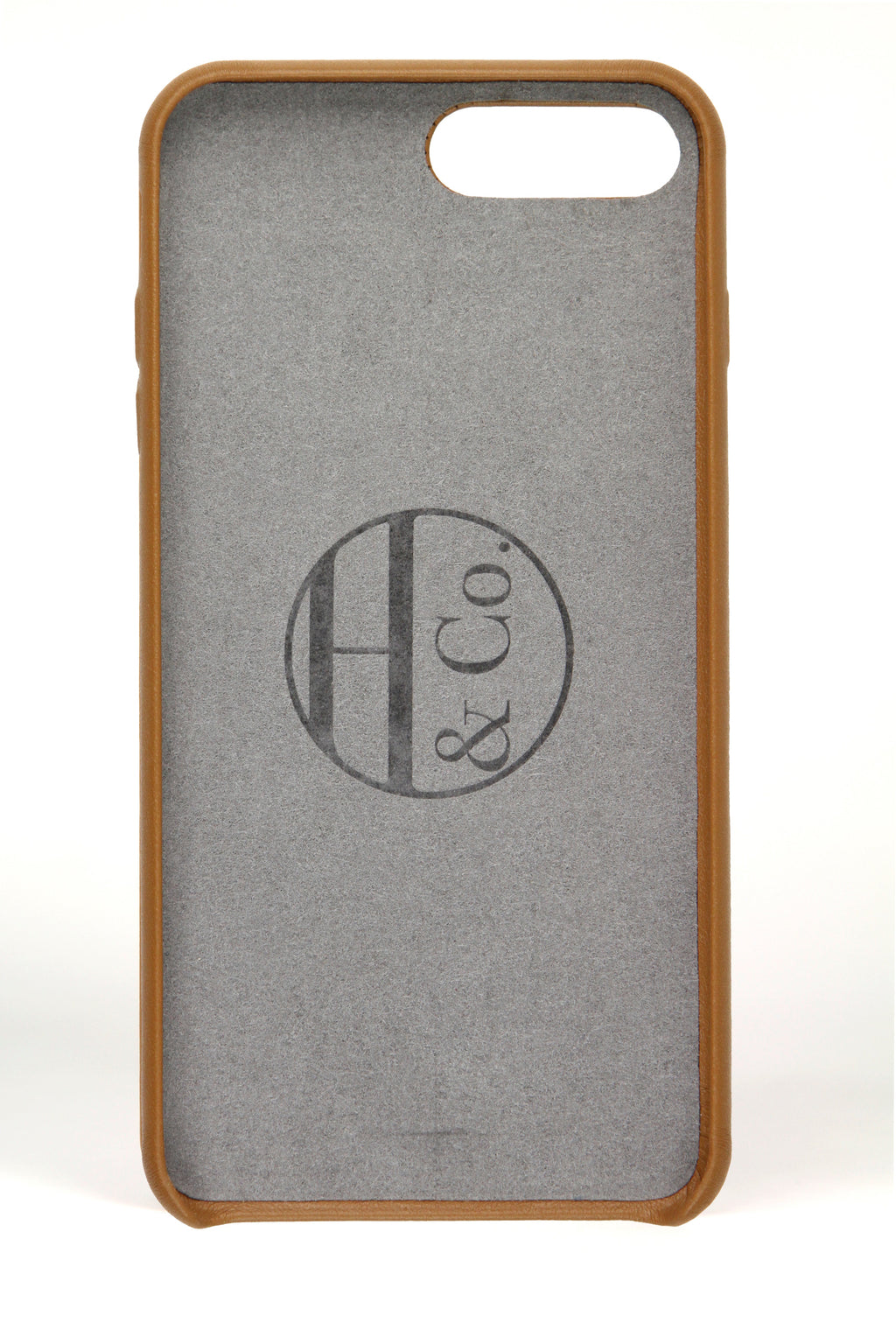 Tan Leather iPhone 7 and 8 Plus Case