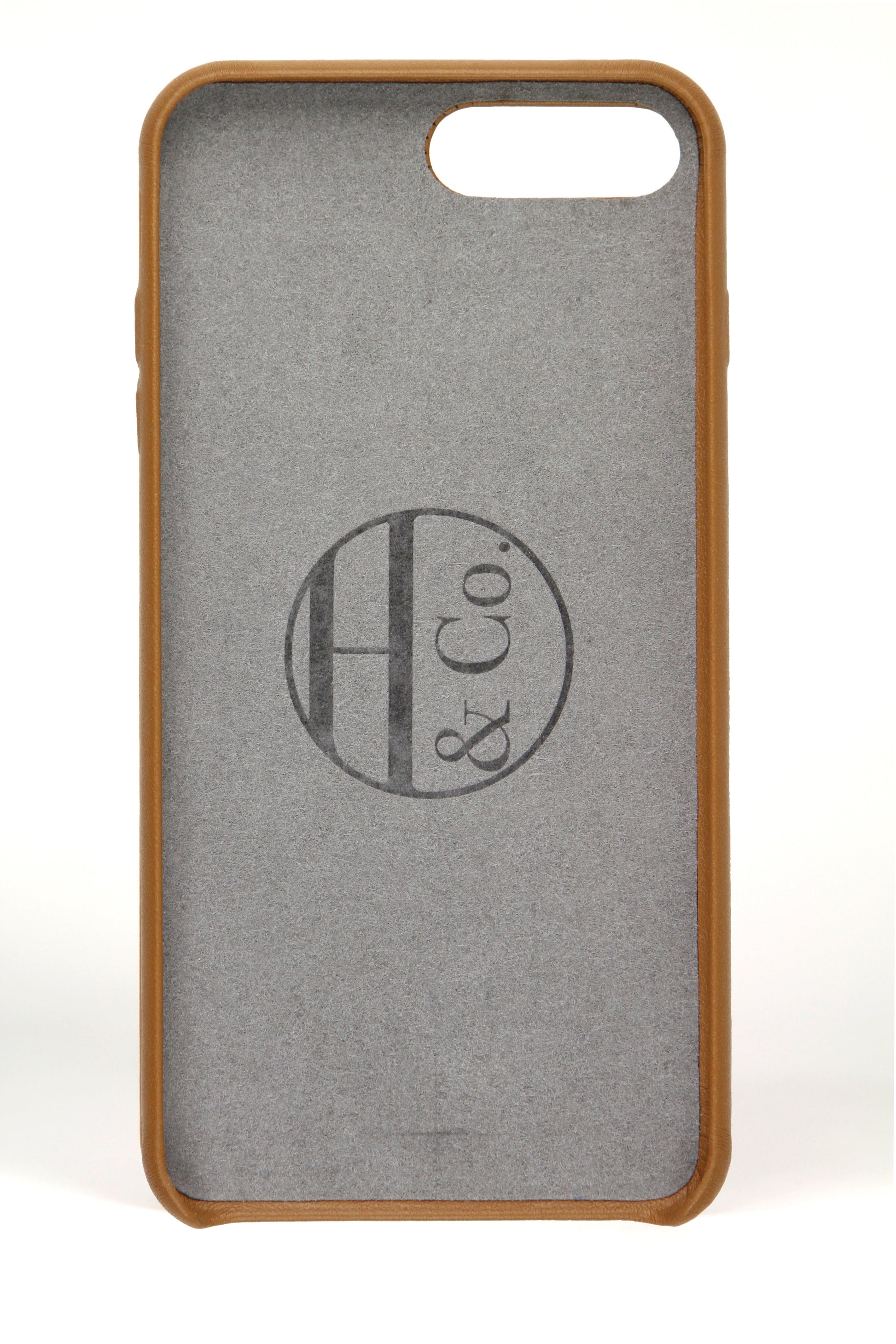 Tan Leather iPhone 7 and 8 Plus Case