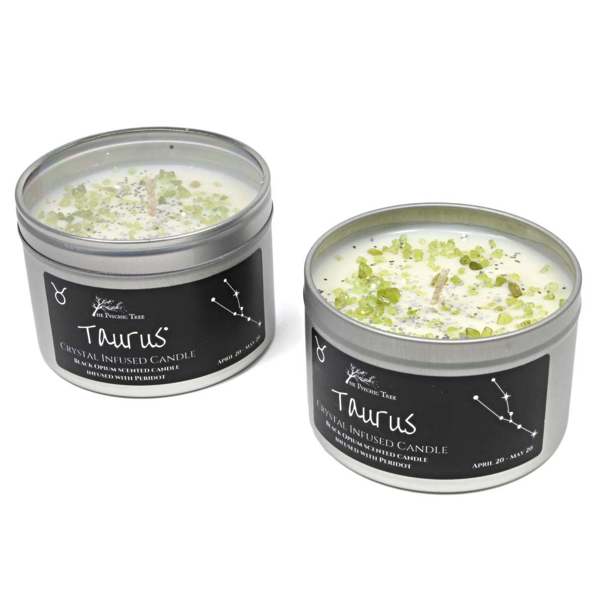 Taurus Crystal and Jewellery Scented Zodiac Candle