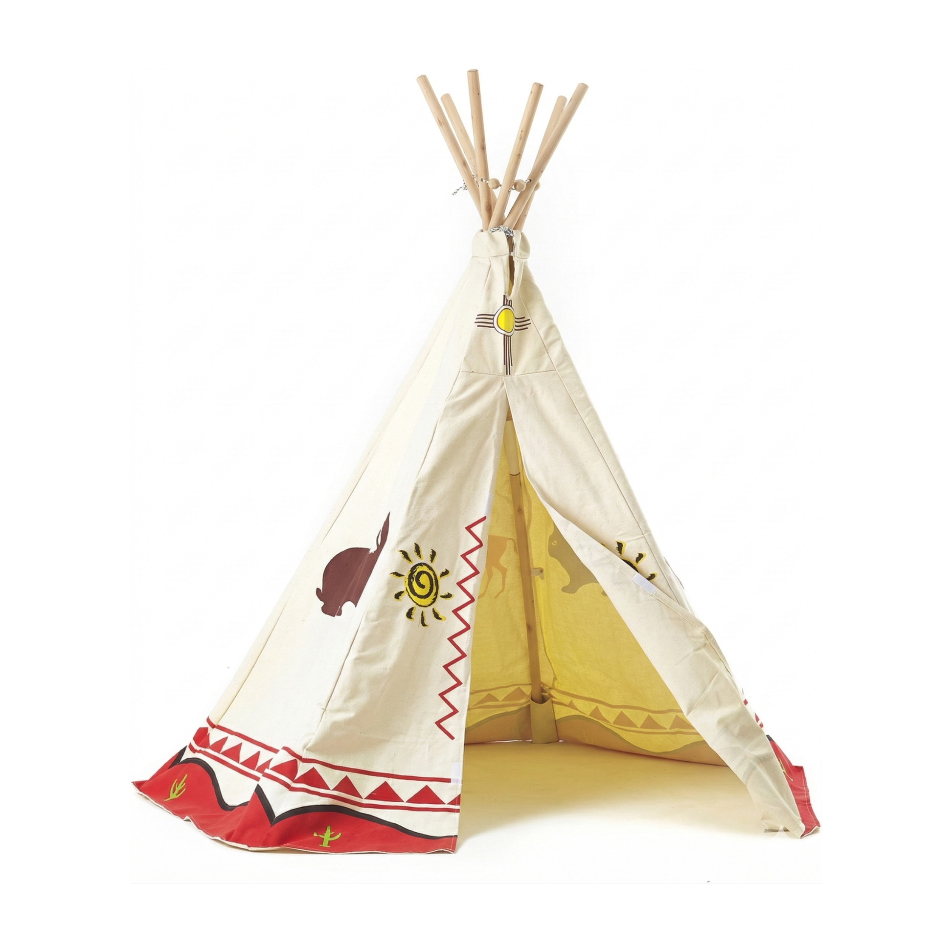 Animal Print Teepee Play Tent