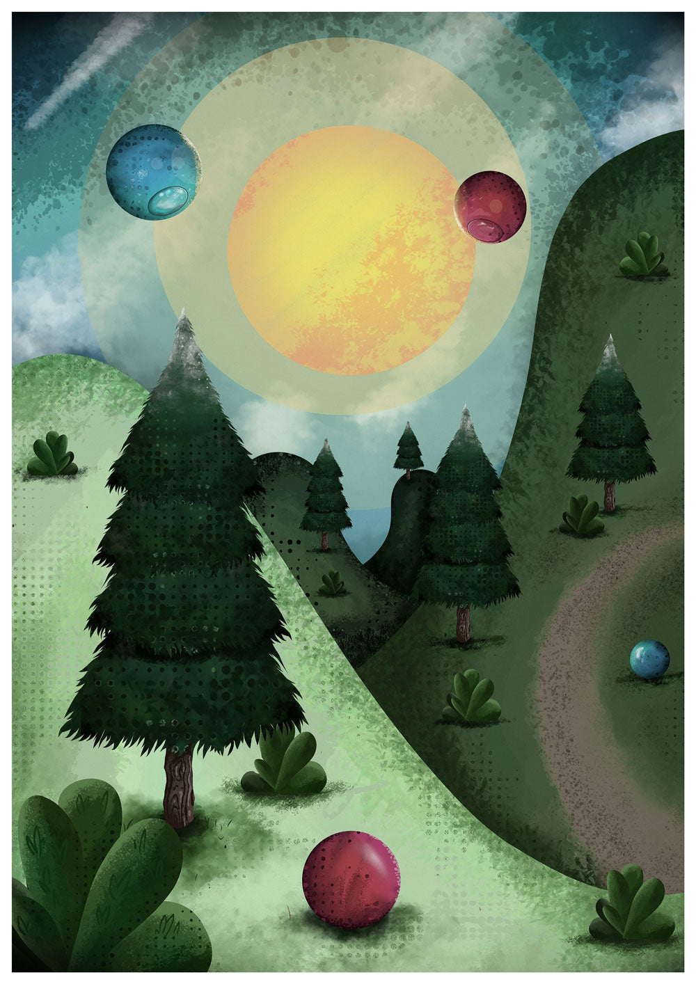 The Hills Have Eyes Illustration Art Print