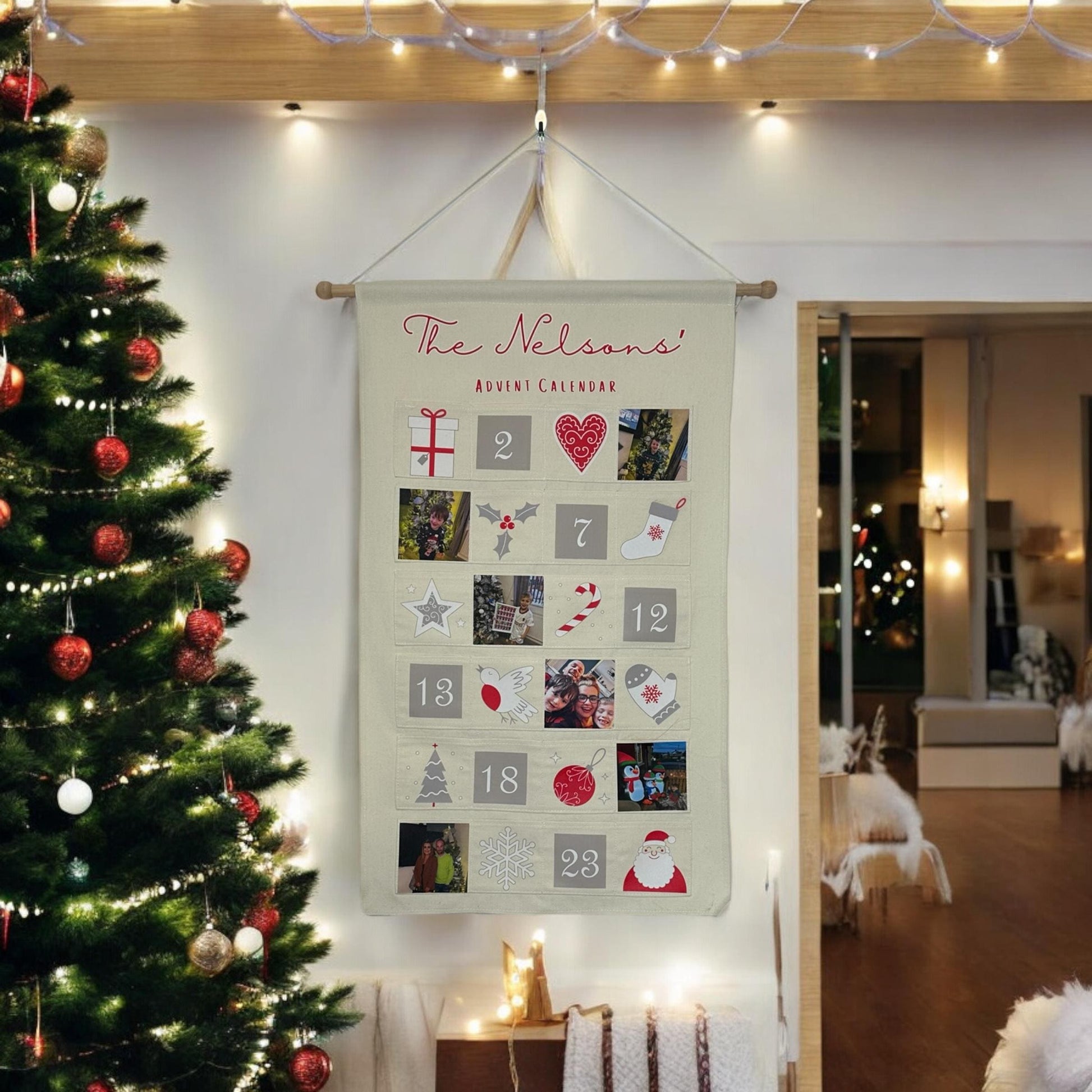Personalised Family Advent Calendar with Your Photos
