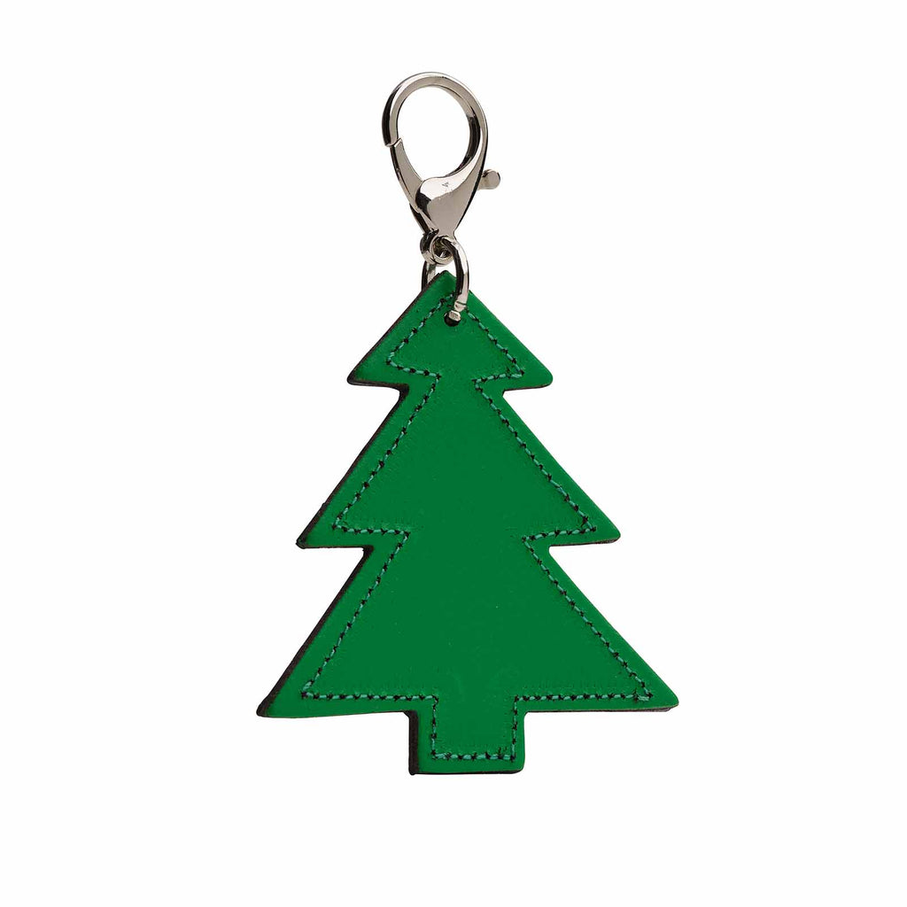 Christmas tree bag charm