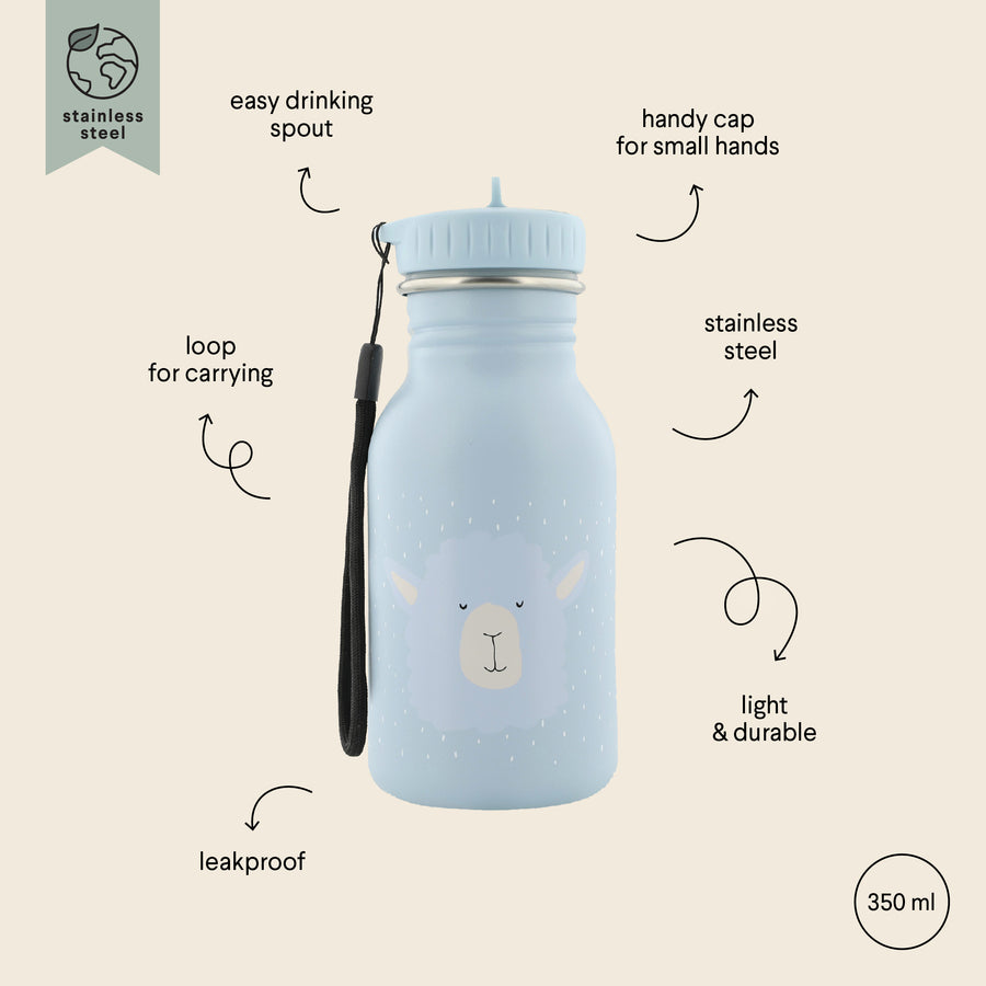 Durable Stainless Steel Kids Water Bottle – Leak Proof & Safe by Trixie Baby at brixbailey.com