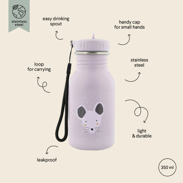 Kids' Stainless Steel Water Bottle – Durable & Leak Proof by Trixie Baby at brixbailey.com