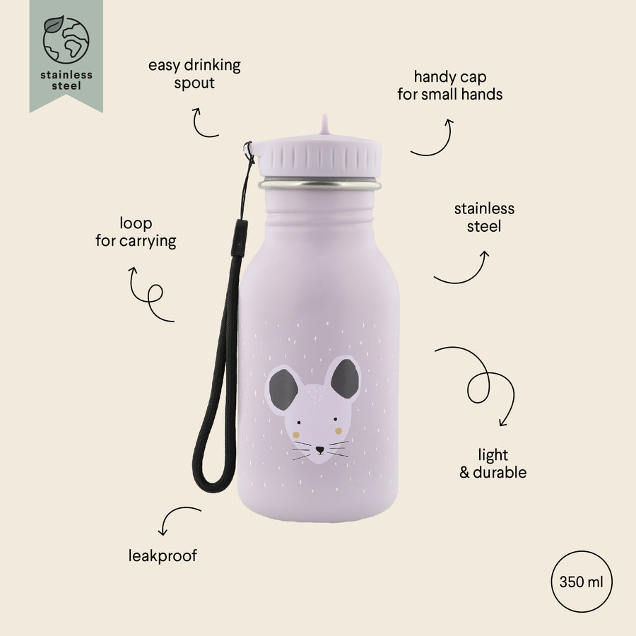 Kids' Stainless Steel Water Bottle – Durable & Leak Proof by Trixie Baby at brixbailey.com