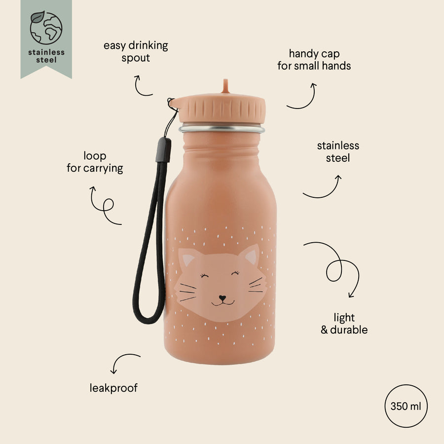 Kids' Stainless Steel Water Bottle – Durable & Leak Proof by Trixie Baby at brixbailey.com