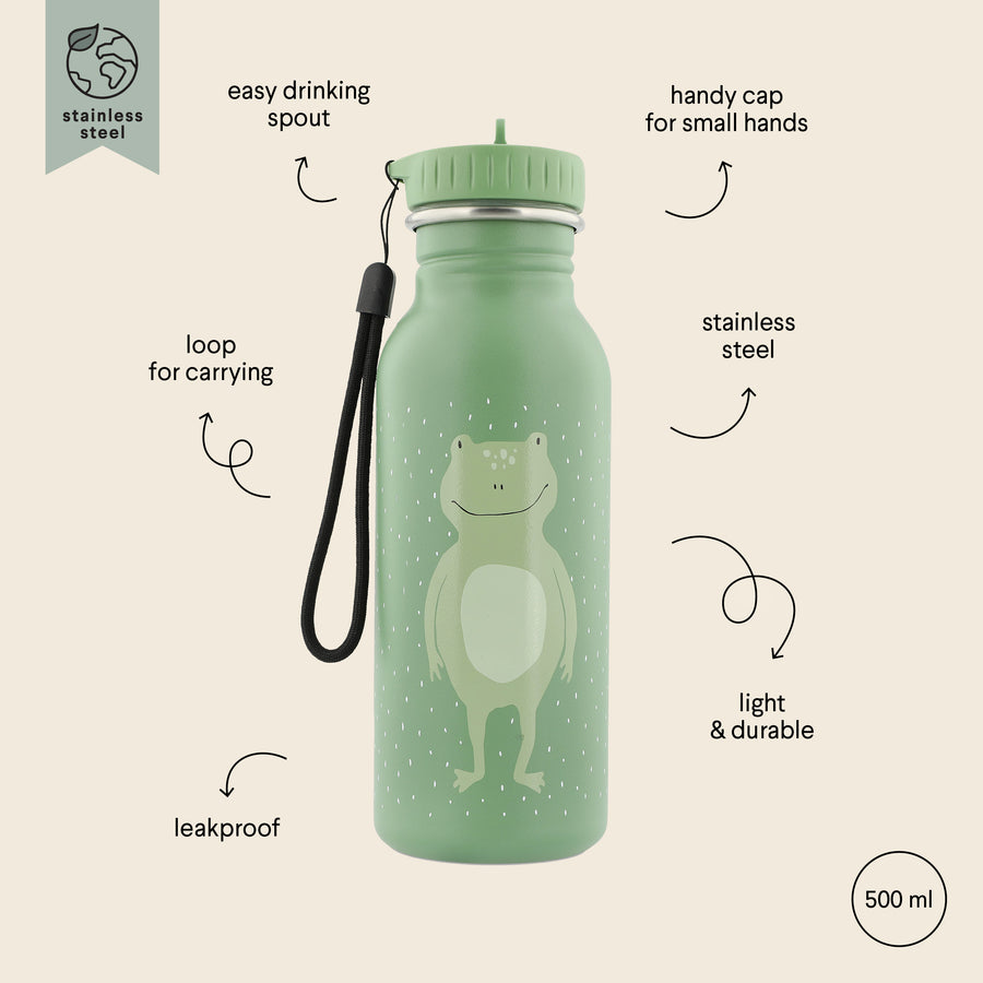 Durable Stainless Steel Kids Water Bottle – Leak Proof & Safe by Trixie Baby at brixbailey.com