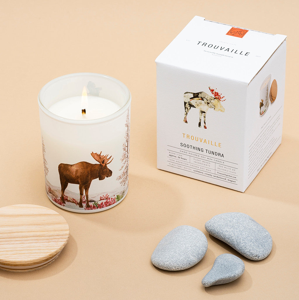 Vegan Scented Candle: Soothing Tundra