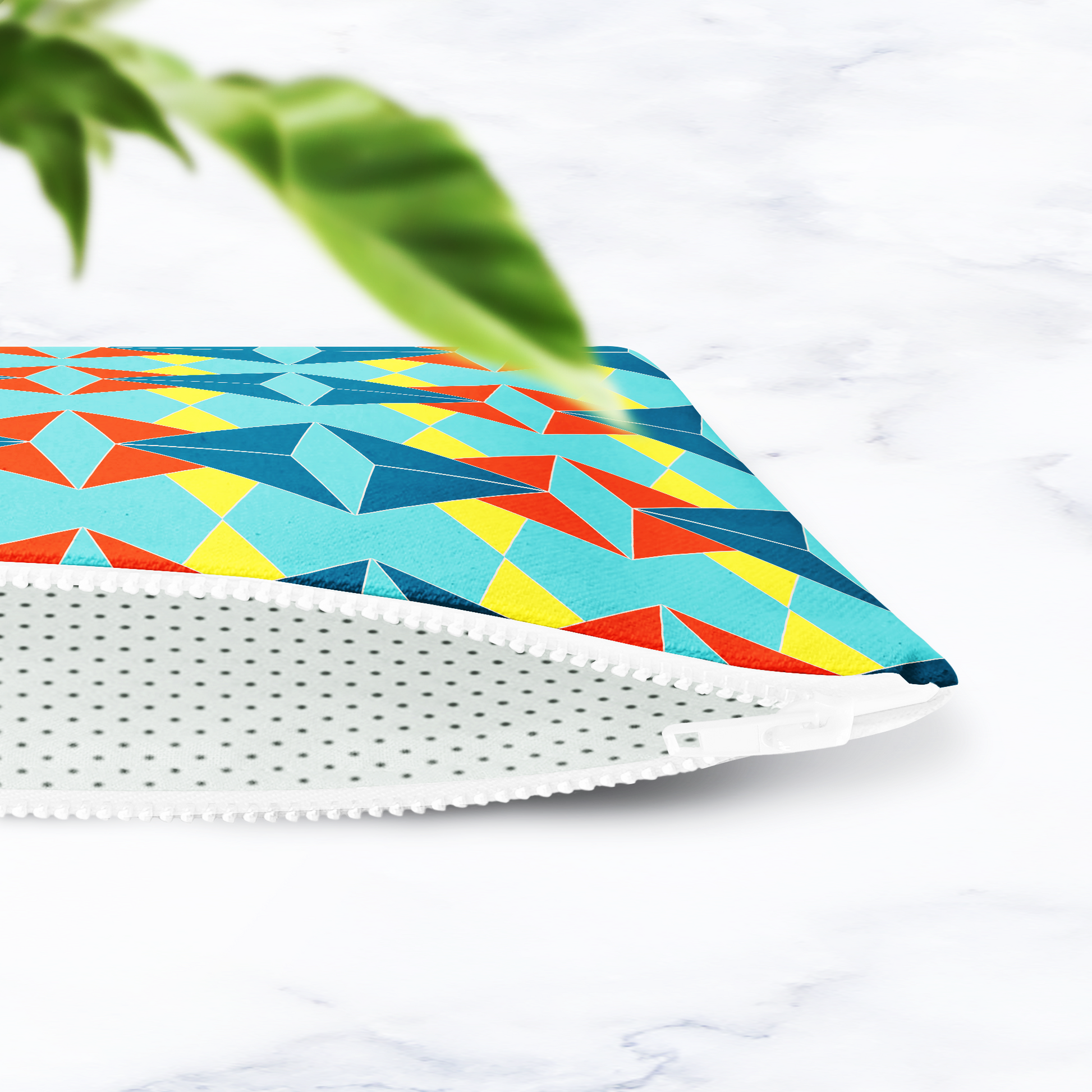 Turquoise Retro Make Up Bag